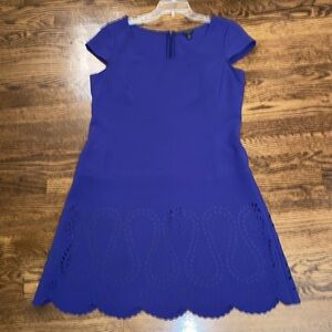 Anne Taylor SS Dress lined back zipper size 12